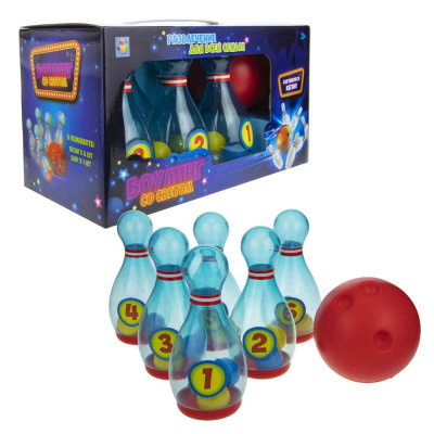 Боулинг со светом 1toy Т17325